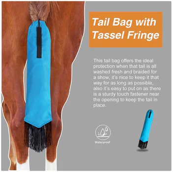 Copricoda per Cavalli con Frange – Protezione Elegante e Colori Vivaci