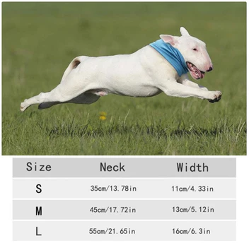 Foulard Rinfrescante Estivo per Cani – Tessuto Traspirante Anti-Calore