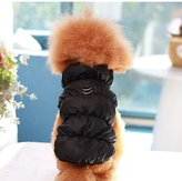 Gilet Invernale Imbottito per Cani e Gatti con D-Ring per Guinzaglio